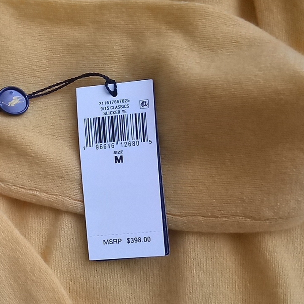 Polo by Ralph Lauren Yellow Turtleneck Sweater - Picture 2 of 4